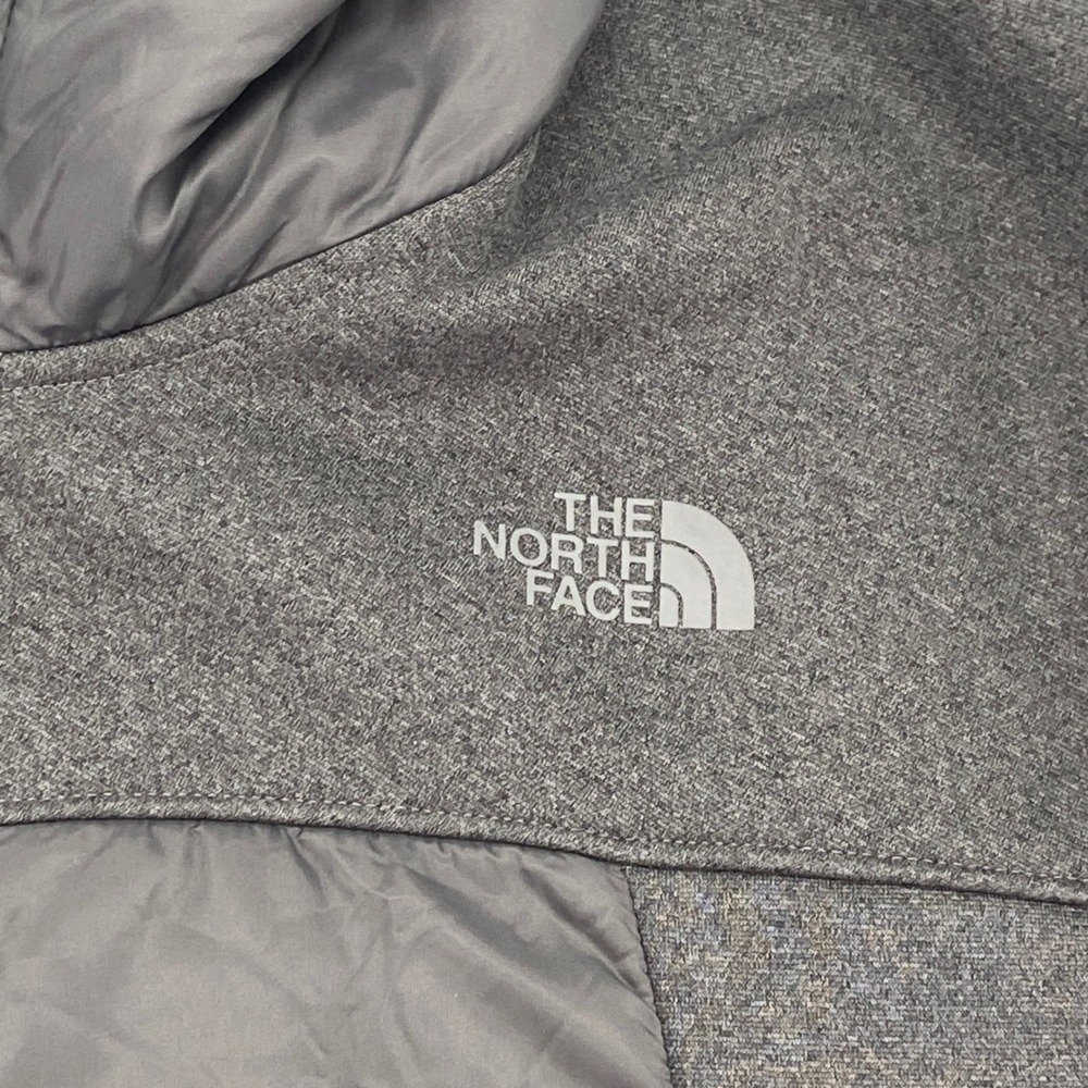 The North Face Womens XL Motivation Hybrid Long Jacket Hooded Grey**FLAW - Picture 8 of 12